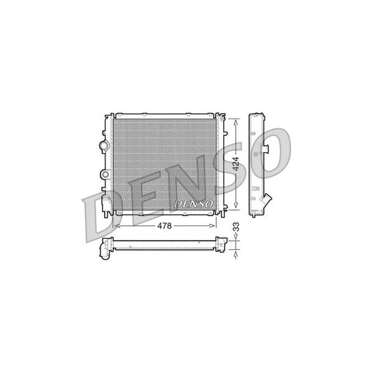 Denso DRM23030 Drm23030 Engine Radiator For Renault Kangoo | ML Performance UK