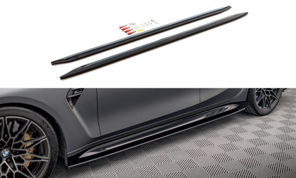 Maxton Design BM-3-G80-M-SD1T Side Skirts Diffusers V.1 BMW M3 G80 | ML Performance UK Car Parts