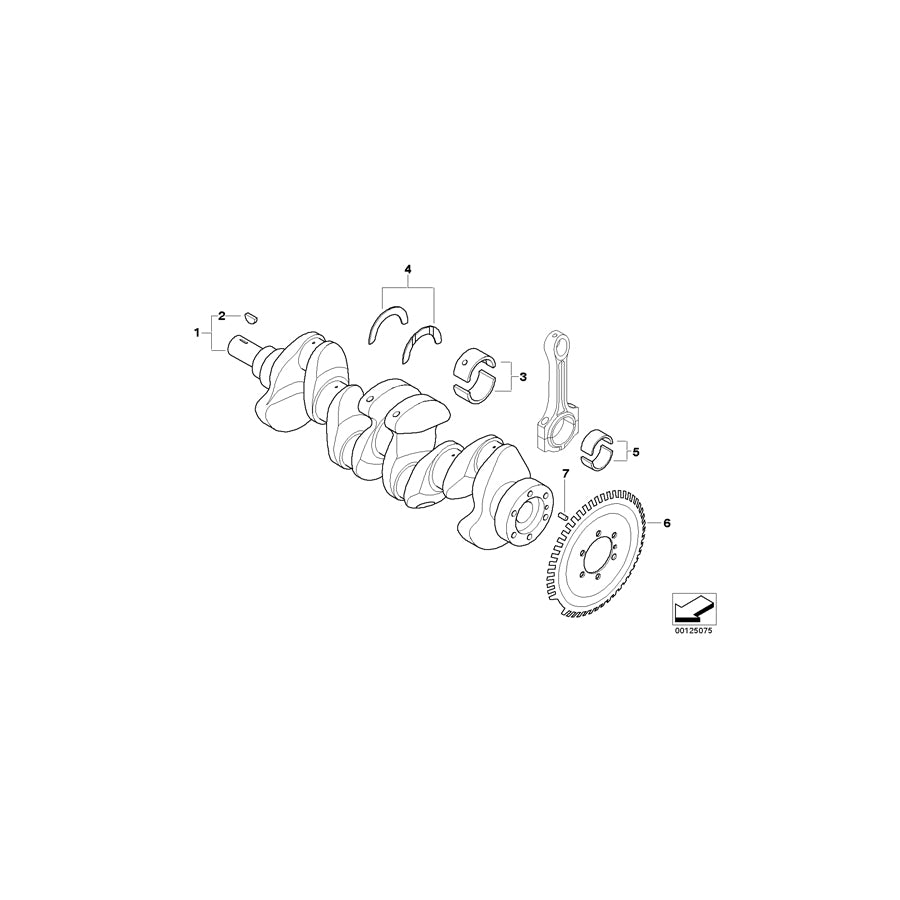 Genuine BMW 11217801195 R50 Bearing Shell "2" (Inc. One D) | ML Performance UK Car Parts