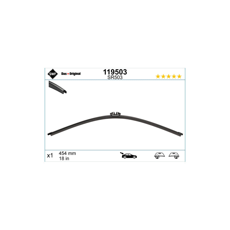 Swf Visioflex Rear 119503 Wiper Blade | ML Performance UK Car Parts