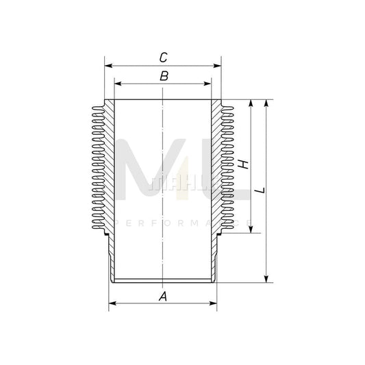 MAHLE ORIGINAL 089 72 00 Piston 100,0 mm, with piston rings, with piston ring carrier, without cooling duct | ML Performance Car Parts