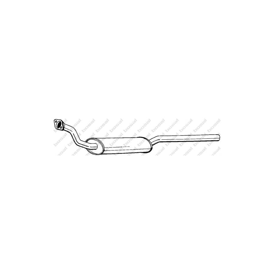 Bosal 283-617 Front Silencer For Citroën Xm