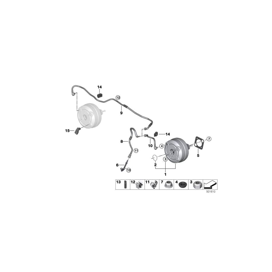 Genuine BMW 11668605208 G14 G31 G12 Rubber Grommet (Inc. 525d, 540i & 330dX) | ML Performance UK Car Parts