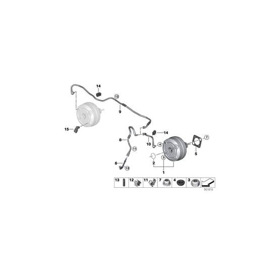 Genuine BMW 11668605208 G14 G31 G12 Rubber Grommet (Inc. 525d, 540i & 330dX) | ML Performance UK Car Parts