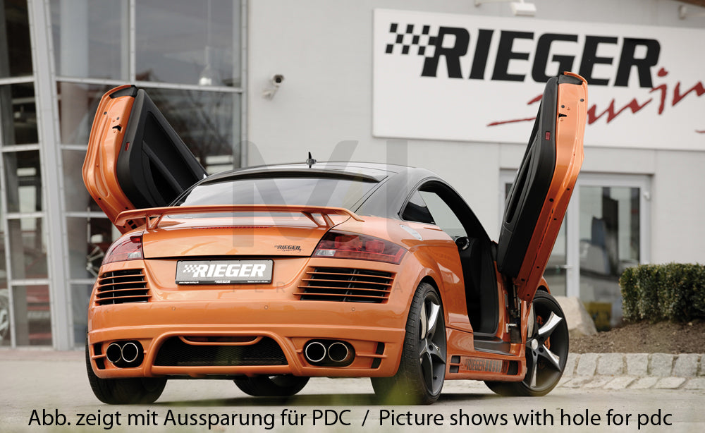 Rieger 00055157 Audi 8J TT Rear Bumper 8 | ML Performance UK Car Parts