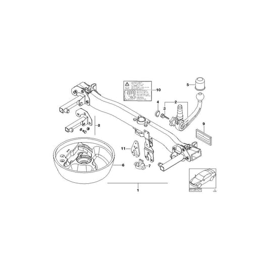 Genuine BMW 71601094998 F31 F30 F33 Blind Plug (Inc. 530xi, 323Ci & 323i) | ML Performance UK Car Parts