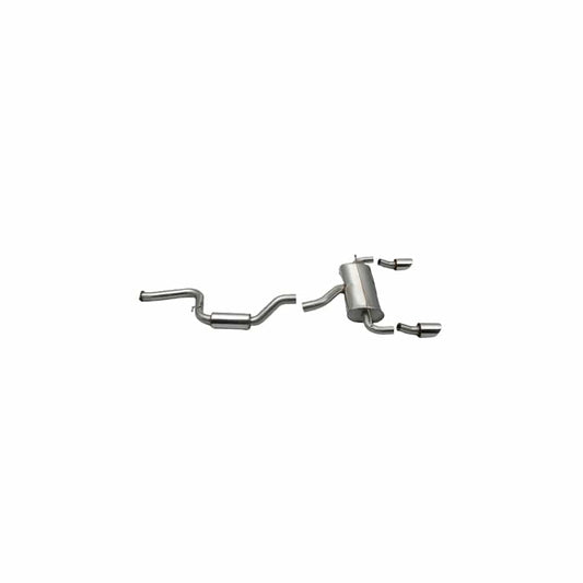 MillTek SSXFD085 Ford Focus Cat-Back Resonated Road System - EC-Approved