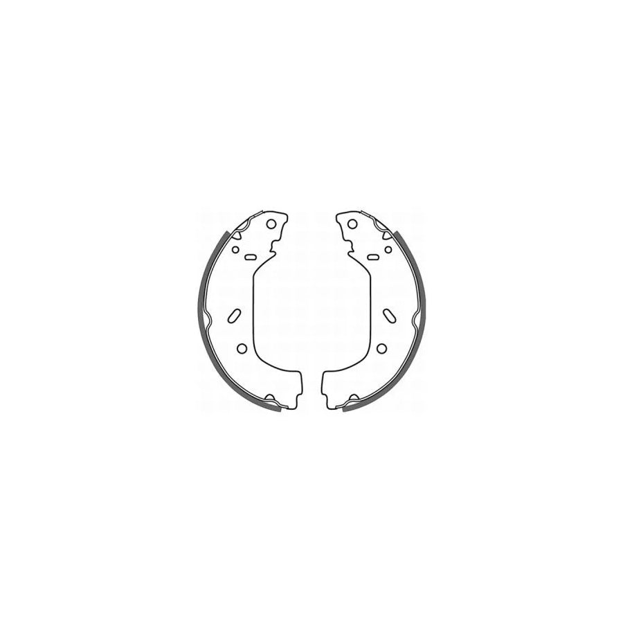 ABE C0P015ABE Brake Shoe Set