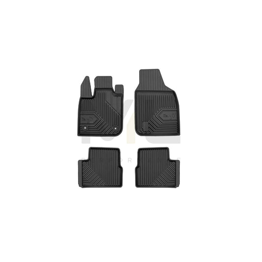 FROGUM Tailored, No.77 77426559 Floor mat set for FIAT 500e Elastomer, Front and Rear, Quantity: 4, Black | ML Performance Car Parts