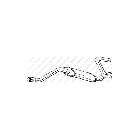 Bosal 100-323 Rear Silencer