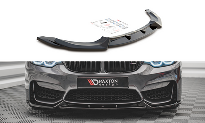 Maxton Design BM-4-82-M-FD1T Front Splitter BMW M4 F82 | ML Performance UK Car Parts