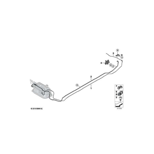 Genuine BMW 16127303959 Feed Line (Inc. i3s 94Ah Rex, i3 60Ah Rex & i3s 120Ah Rex) | ML Performance UK Car Parts