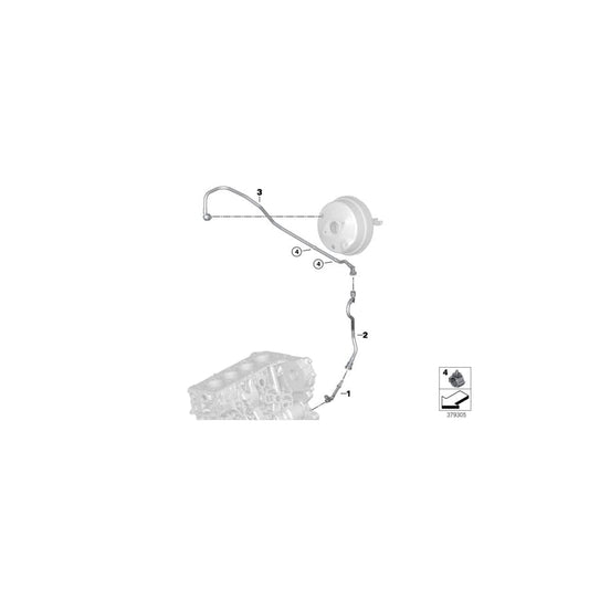 Genuine BMW 11668578620 F15 Vacuum Pipe (Inc. X5 25d & X5 25dX) | ML Performance UK Car Parts