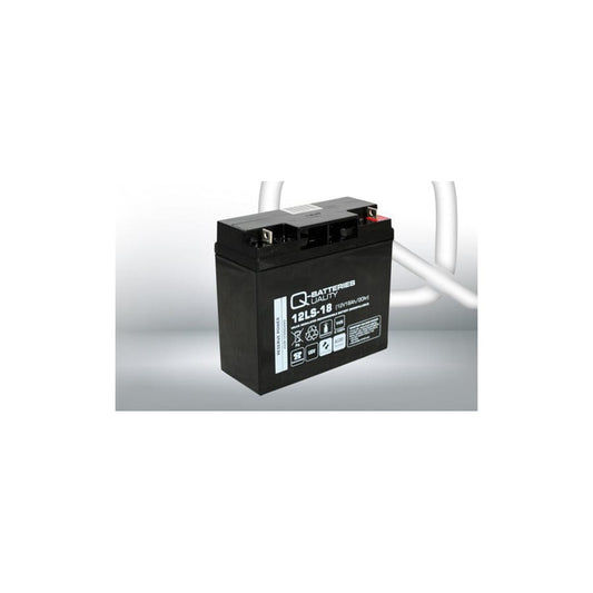 Q-Batteries 12LS18 12V 18Ah lead fleece battery / AGM VRLA with VdS | ML Performance UK Car Parts