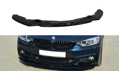 Maxton Design BM-4-F32-MPACK-FD1T Front Splitter V.1 BMW Series 4 F32 M-Pack | ML Performance UK Car Parts