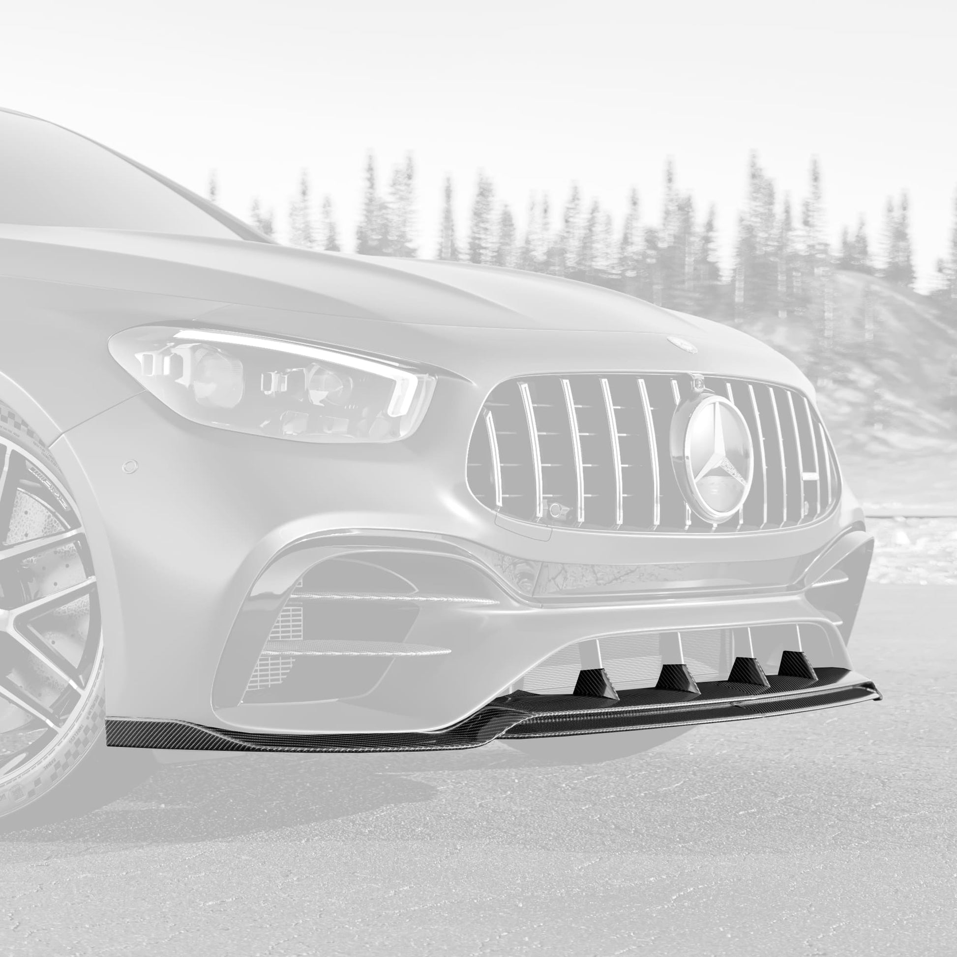 MANHART CARBON FRONT SPOILER FOR MERCEDES-AMG E 63 (S)