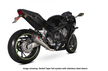 Scorpion RHA165SYSTEO Honda Serket Taper Full System - Titanium Sleeve (CBR650 F/ CB650 F) | ML Performance UK UK