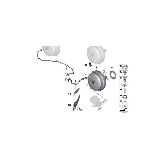 Genuine BMW 11668570108 F15 Vacuum Pipe (Inc. X5 25d & X5 25dX) | ML Performance UK Car Parts