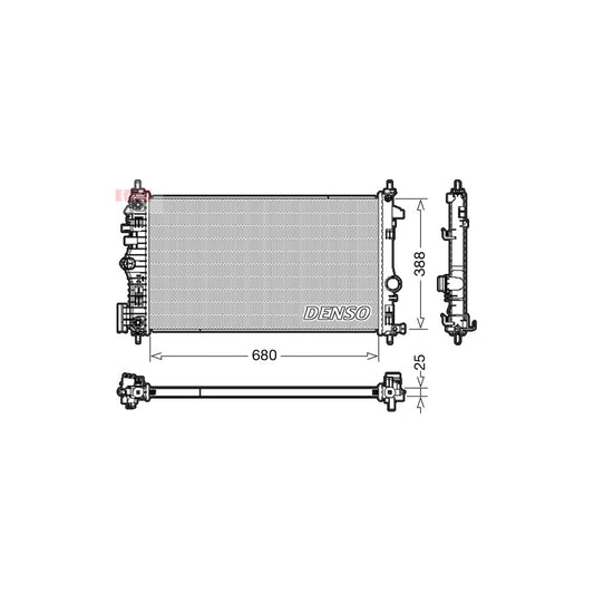 Denso DRM20108 Drm20108 Engine Radiator For Opel Insignia | ML Performance UK