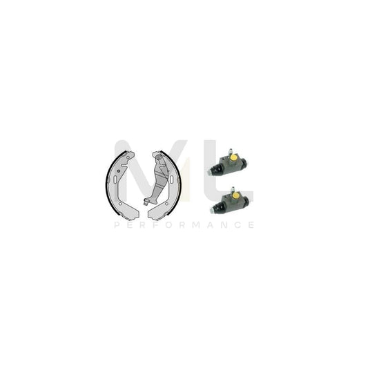 BREMBO STANDARD KIT H 59 022 Brake Shoe Set for OPEL Kadett E Caravan (T85) Ø: 230mm | ML Performance Car Parts
