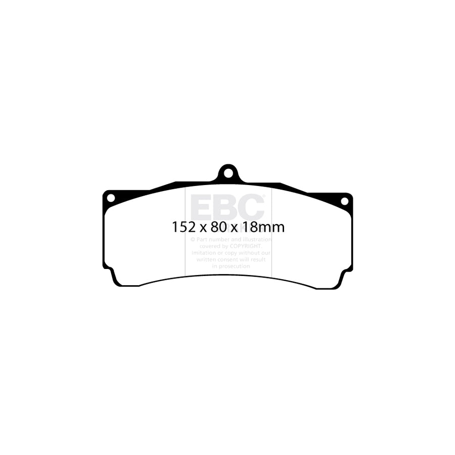 EBC DP5006NDX Holden Hsv Bluestuff NDX Front Brake Pads  - Brembo/AP Caliper 2 | ML Performance UK Car Parts