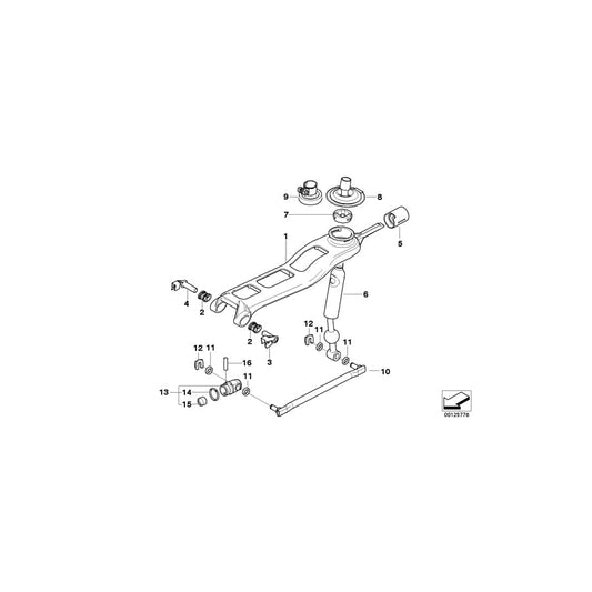 Genuine BMW 25117552488 E60 E61 Selector Rod (Inc.  & 530i) | ML Performance UK Car Parts