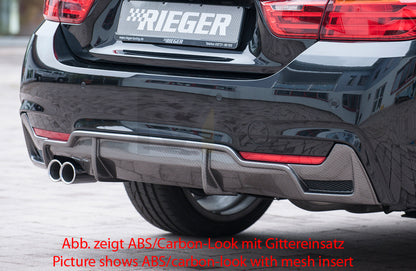 Rieger 00088055 BMW 4 Series F32 F33 F36 Rear Diffuser 5 | ML Performance UK Car Parts