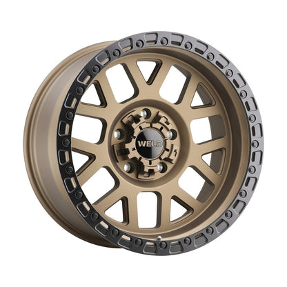 Weld W11520057475-P2 Cinch W115 Wheel 22x10 5x139.7 ET-18 BS4.75 Satin Bronze - Satin Black