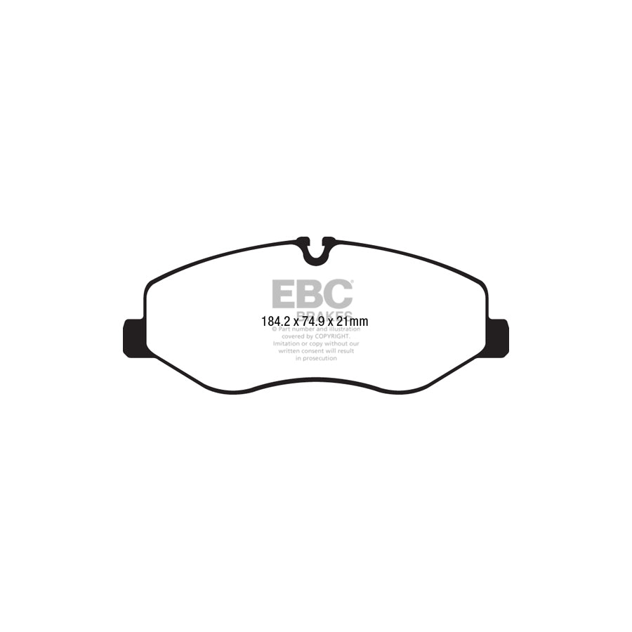 EBC DPX2223 Mercedes-Benz W447 Ultimax Front Brake Pads - Brembo Caliper 2 | ML Performance UK Car Parts