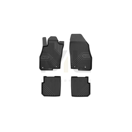 FROGUM Tailored, No.77 77426849 Floor mat set for ALFA ROMEO MiTo (955) Elastomer, Front and Rear, Quantity: 4, Black | ML Performance Car Parts