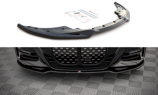 Maxton Design BM-4-G22-MPACK-FD3T Front Splitter V.3 BMW Series 4 M-Pack G22 | ML Performance UK Car Parts