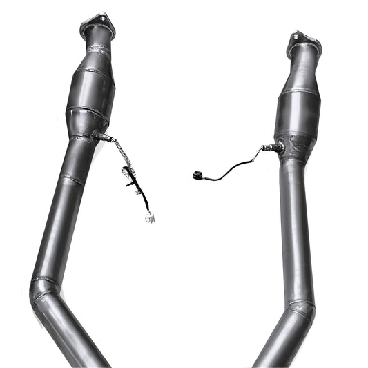MANHART MH5JTH3102 REPLACEMENT SPORT PIPE WITH 300 CELLS HJS CATALYTIC CONVERTERS FOR JEEP CHEROKEE TRACKHAWK