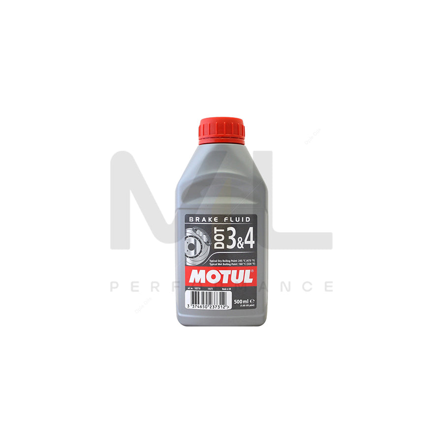 Motul DOT 3 & 4 Fully Synthetic Brake & Clutch Fluid 11.95l | Engine Oil | ML Car Parts UK | ML Performance