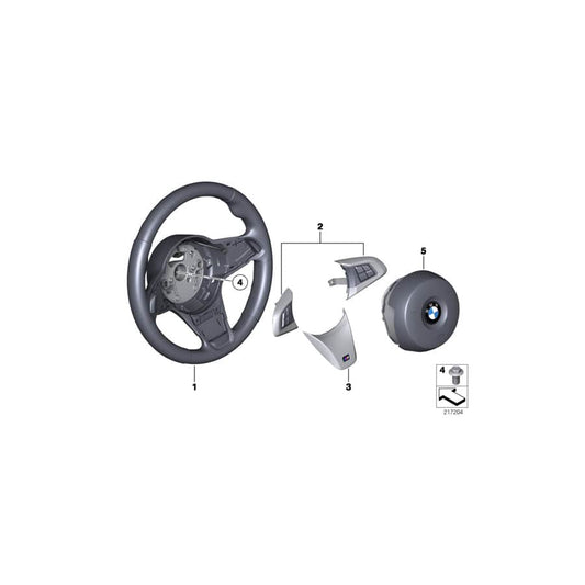 Genuine BMW 61317845540 E89 Set Of Multifunction Switches, M-Sport (Inc. Z4 20i, Z4 28i & Z4 30i) | ML Performance UK Car Parts