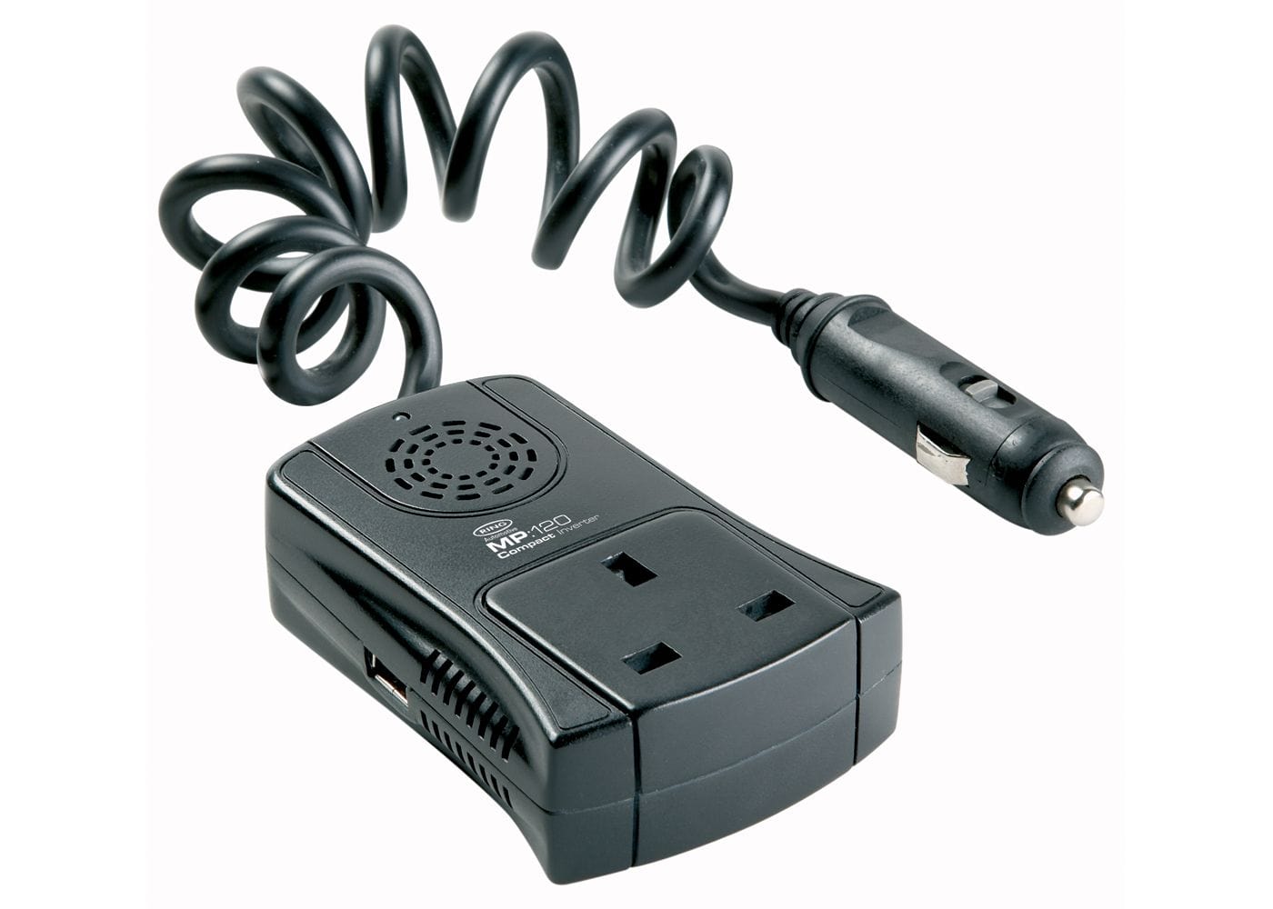 RING RINV120 12V DC to 240V AC, 120W MP120 Compact Inverter With USB Socket - Single Socket | ML Performance