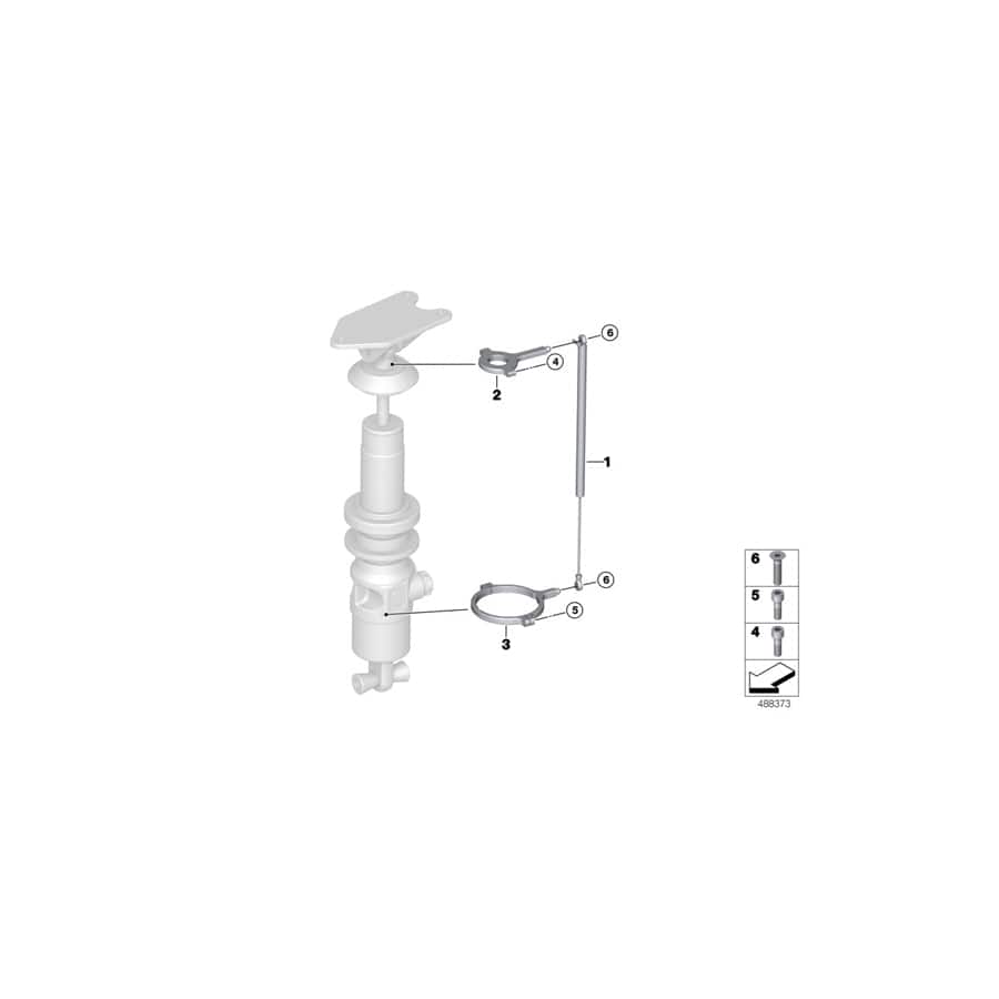 Genuine BMW 62168345031 Travel Sensor REAR SUSP.150mm (Inc. M4 GT4) | ML Performance UK Car Parts