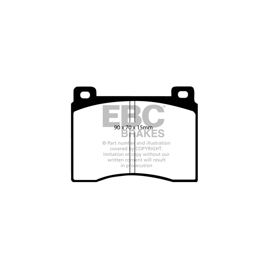 EBC DP634 Skoda Tatra Ultimax Front Brake Pads (Inc. Microbus & 613) 2 | ML Performance UK Car Parts