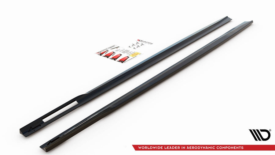 Maxton Design BMW Series 4 M-Pack G22 Side Skirts Diffusers V.1