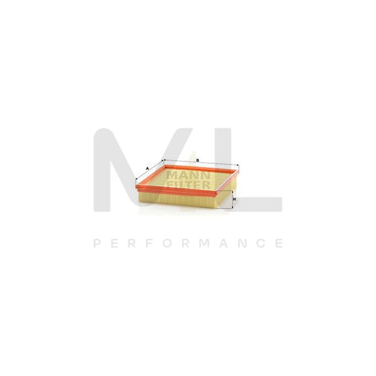 MANN-FILTER C 2290 Air Filter Filter Insert | ML Performance Car Parts