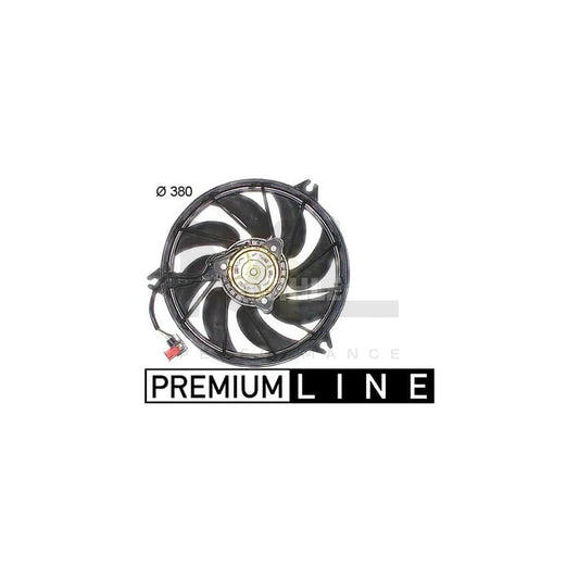 MAHLE ORIGINAL CFF 290 000P Fan, radiator for PEUGEOT 206 for vehicles with CAN bus system, ???: 380mm, without radiator fan shroud | ML Performance Car Parts