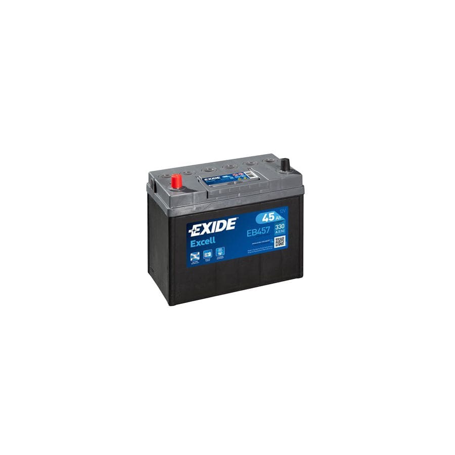 Exide EB457 Excell Car Battery 45AH 330A 155SE | ML Performance UK Car Parts