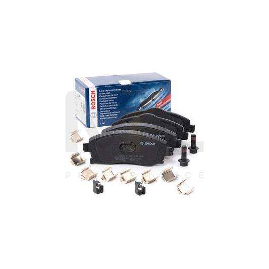 Bosch 0986494625 Brake Pad Set With Acoustic Wear Warning, With Anti-Squeak Plate, With Bolts/Screws, With Mounting Manual, With Accessories BP2683 | ML Performance Car Parts