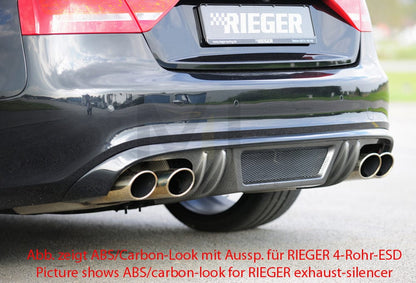 Rieger 00055440 Audi B8 B81 A5 Rear Diffuser 3 | ML Performance UK Car Parts
