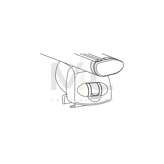 ATERA SIGNO 047261 Roof bars for closed roof rails, 122 cm, 100 kg, Aluminium | ML Performance Car Parts