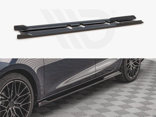 Maxton Design SE-LE-4-FR-SD2T Side Skirts Diffusers V.2 Seat Leon Fr MK4 / Cupra Leon | ML Performance UK Car Parts