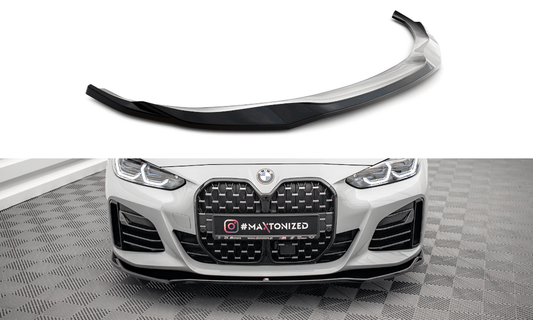Maxton Design BM-4-G26-MPACK-GC-FD1T Front Splitter V.1 BMW Series 4 Gran Coupe M-Pack G26 | ML Performance UK Car Parts