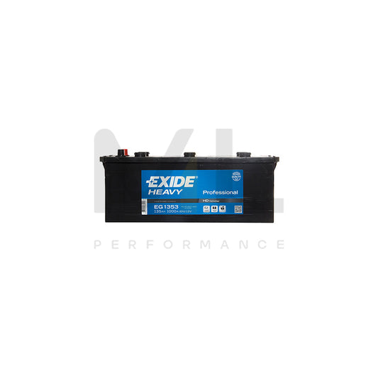 Exide Commercial Battery 622 - 2 Year Guarantee | ML Performance UK Car Parts
