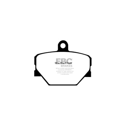 EBC DP41287R Smart Yellowstuff Front Brake Pads 2 | ML Performance UK Car Parts