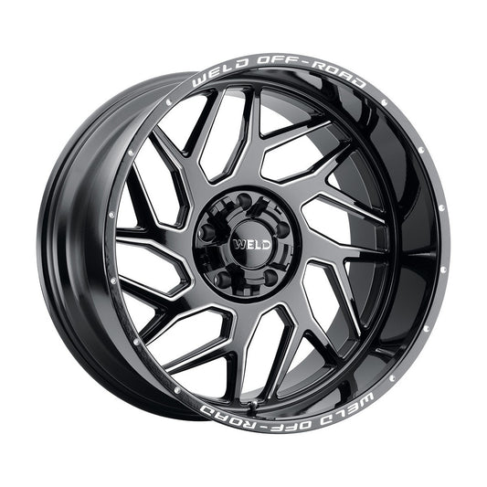 Weld W11722057475 Fulcrum W117 Wheel 22x12 5x127 ET-44 BS4.75 Gloss Black MIL