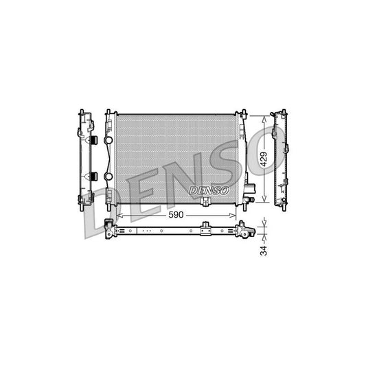 Denso DRM46018 Drm46018 Engine Radiator For Nissan Qashqai / Qashqai+2 I (J10, Nj10) | ML Performance UK
